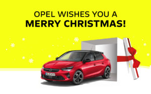 Наилучшие пожелания от Opel Счастливых праздников и здорового 2021 года