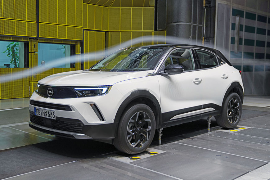 Тестирование и разработка: Новый Opel Mokka: Top Aero для более высокой эффективности и снижения выбросов