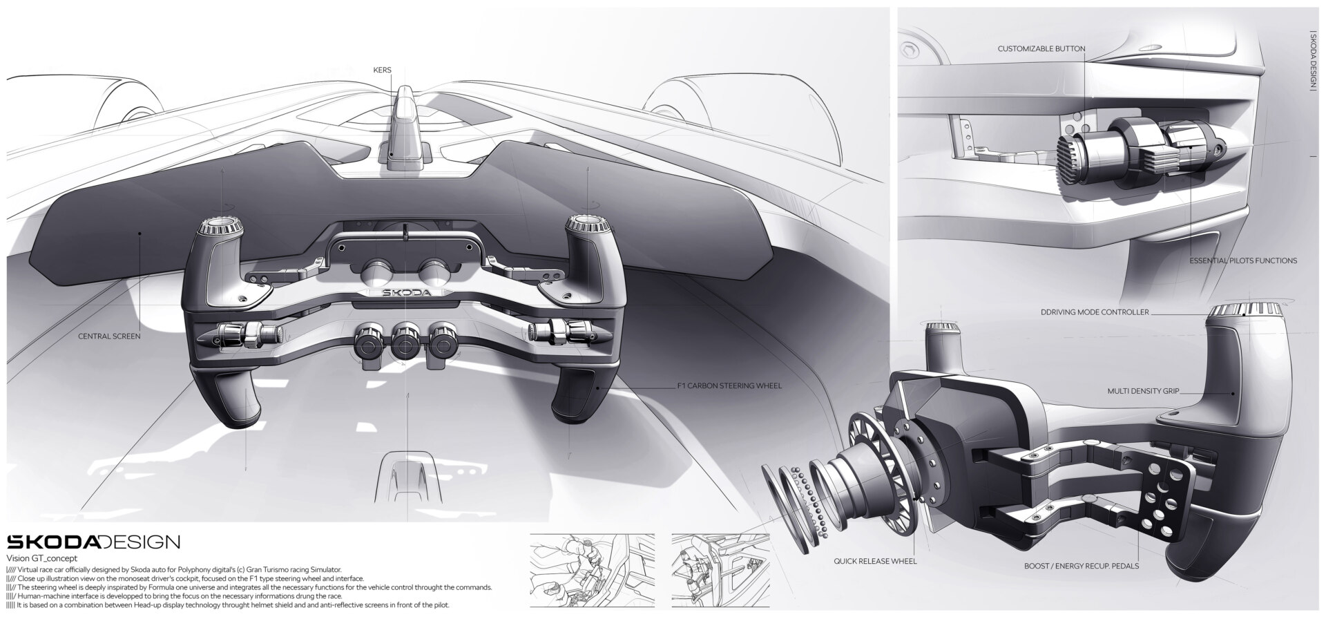 Эксклюзивная дизайнерская концепция Шкода Vision Gran Turismo, автосервис Шкода