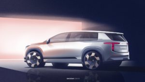 Шкода представляет эскизы экстерьера нового электрического автомобиля Шкода Пик
